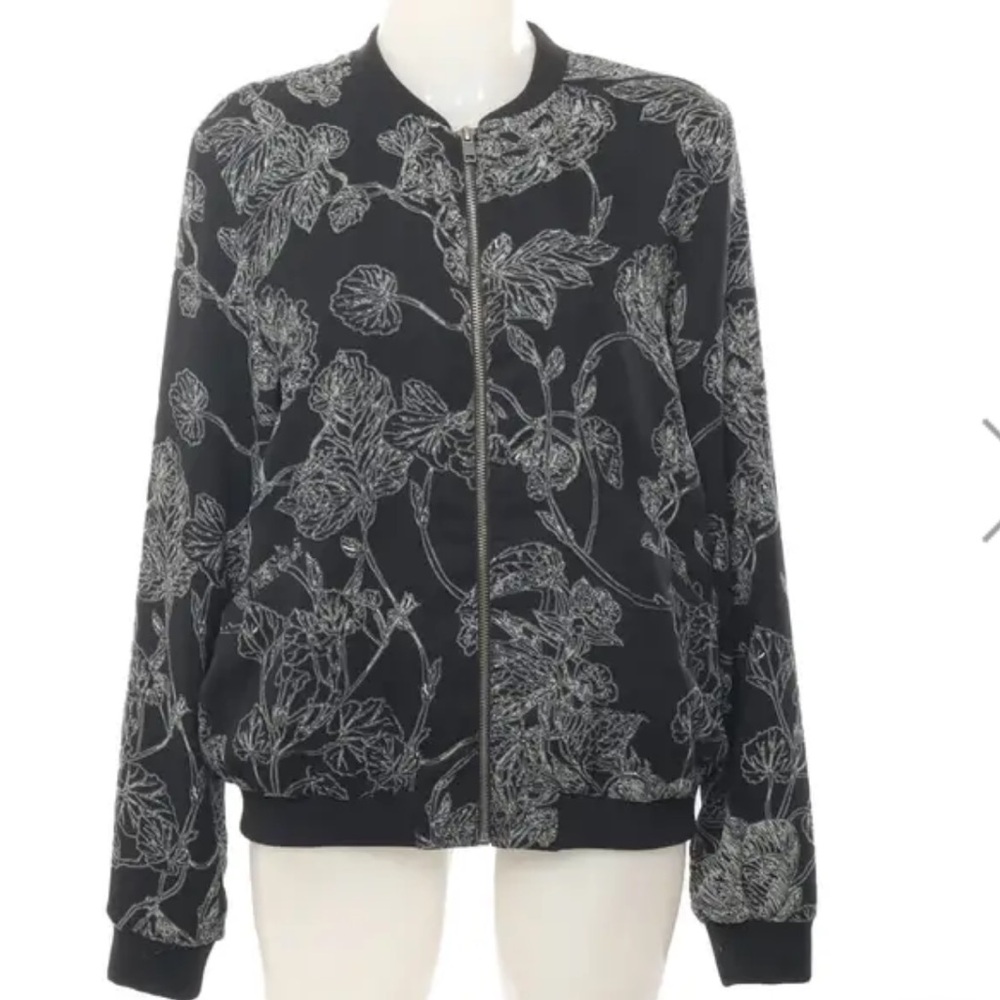 Vero Moda Dry Goods Floral Bomber Jacket